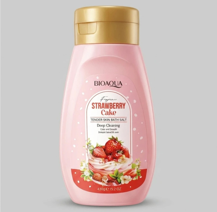 نمک حمام Strawberry Cake با رایحه توت فرنگی