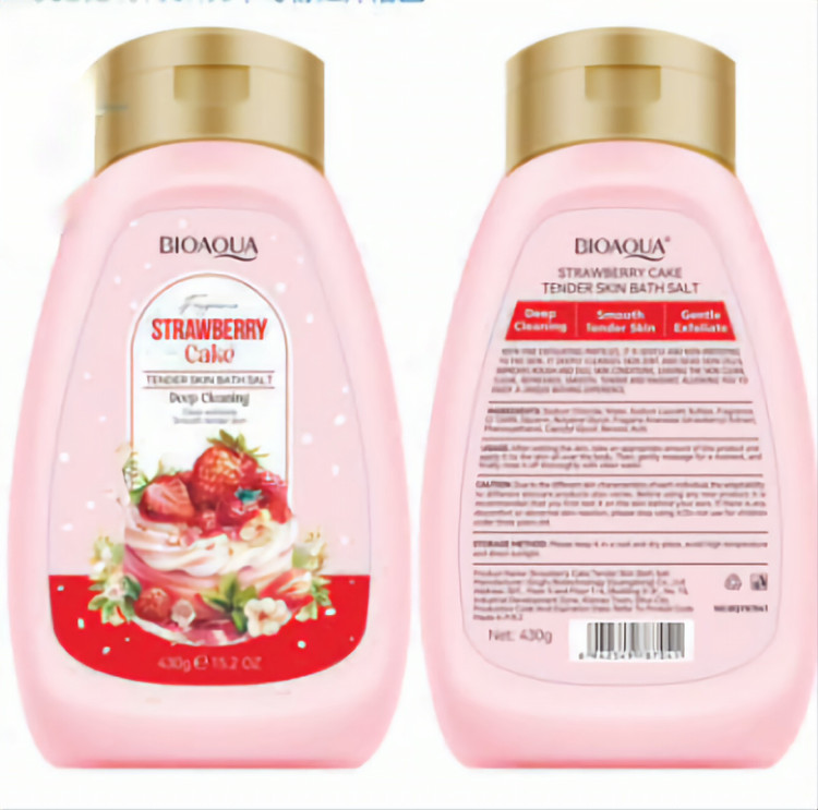 نمک حمام Strawberry Cake با رایحه توت فرنگی